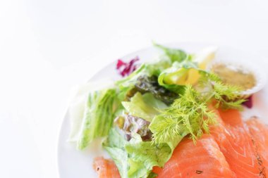 somon balığı resmi. Yaklaş.