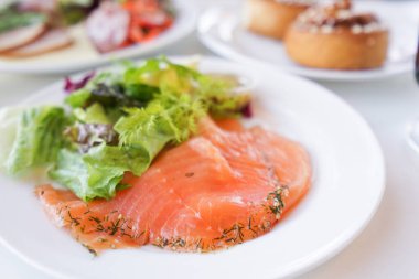 somon balığı resmi. Yaklaş.