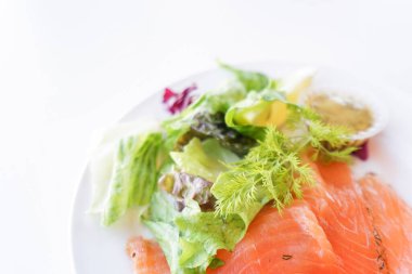 somon balığı resmi. Yaklaş.