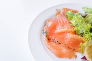 somon balığı resmi. Yaklaş.