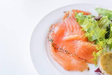 somon balığı resmi. Yaklaş.