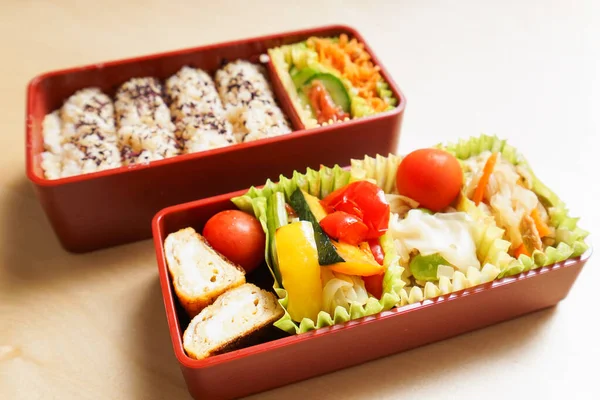 Homemade Lunch Box Close — Stock Photo, Image