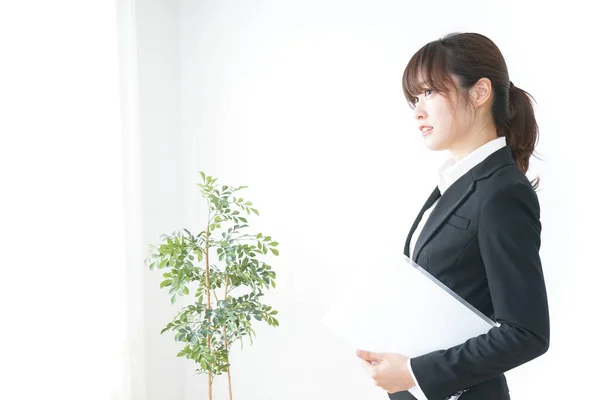 Young Businesswoman Doing Presentation — Stock Photo, Image