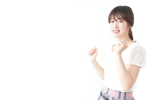 Happy Young Asian Woman Portrait — Stock Photo, Image