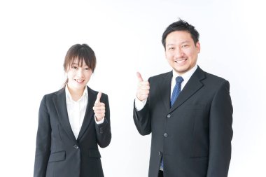 Erkek ve kadın iş adamı imajı