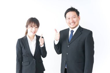 Erkek ve kadın iş adamı imajı