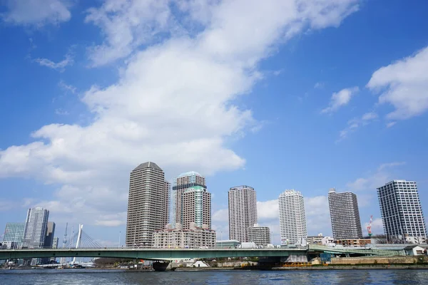 Tokio Krajobraz Budynków Drapaczy Chmur — Zdjęcie stockowe