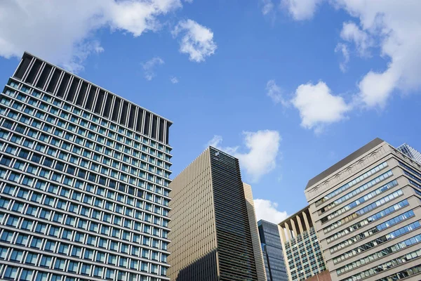 Tokyo Landskapsbild Med Byggnader Och Skyskrapor — Stockfoto