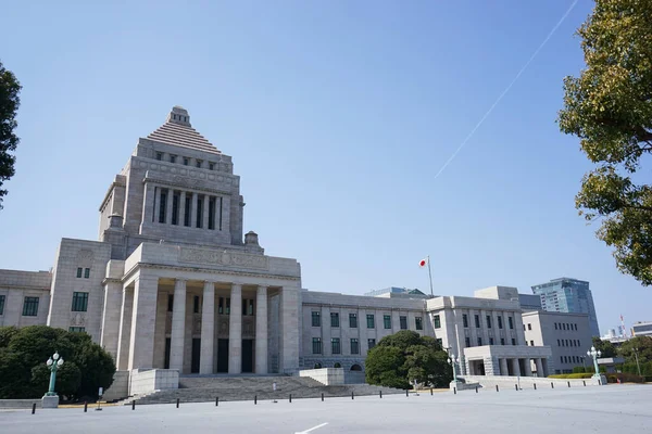 Japanisches Parlament Nationales Diätgebäude lizenzfreie Stockbilder