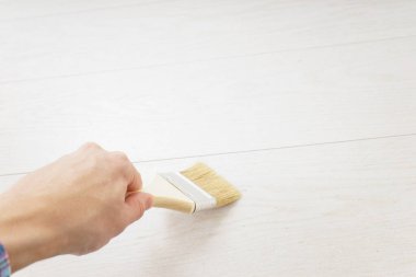 resim fırçası resmi yakın plan görünümü