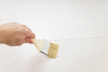 resim fırçası resmi yakın plan görünümü