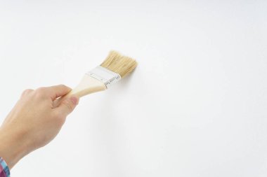 resim fırçası resmi yakın plan görünümü