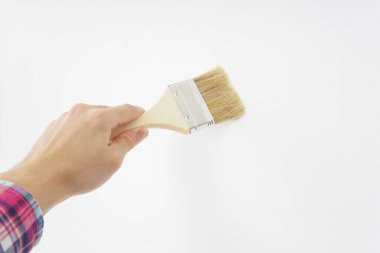 resim fırçası resmi yakın plan görünümü