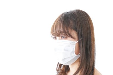 Woman feeling unwell, disease concept