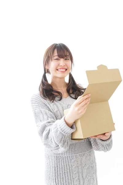 Mujer Haciendo Bricolaje Imagen — Foto de Stock