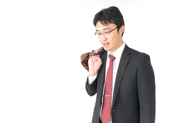 スーツ姿の若いビジネスマン — ストック写真