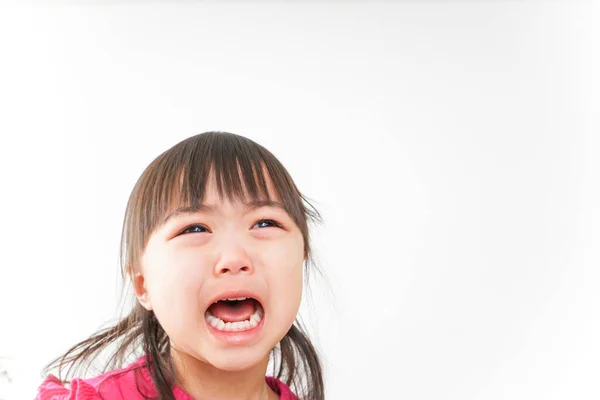 Crying Child Image Close — Stock Photo, Image