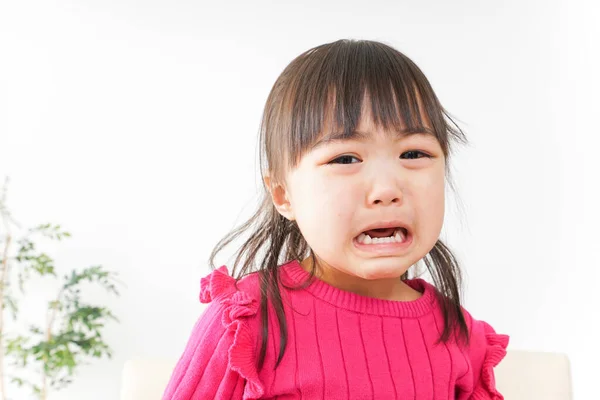 Crying Child Image Close — Stock Photo, Image