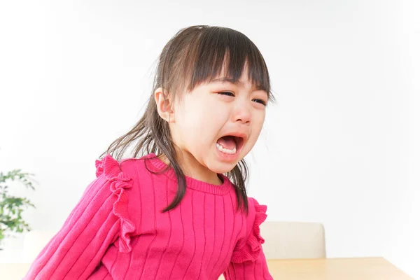 Crying Child Image Close — Stock Photo, Image