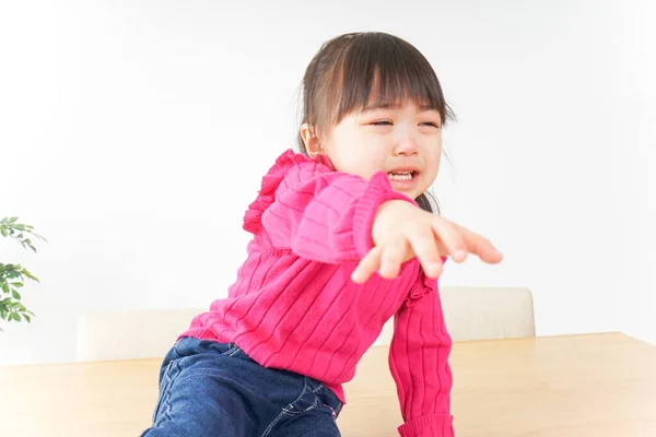 Crying Child Image Close — Stock Photo, Image