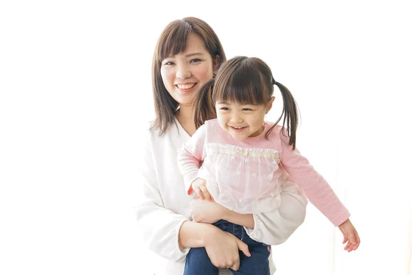 Mother Having Her Child Her Hip — Stock Photo, Image