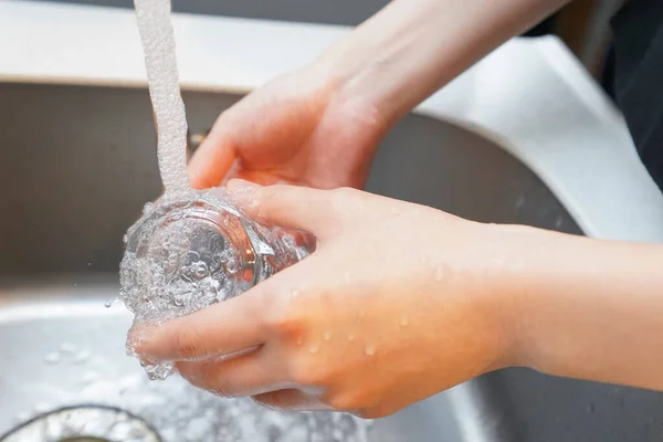 Washing Dishes Washing Dishes Image — Stock Photo, Image