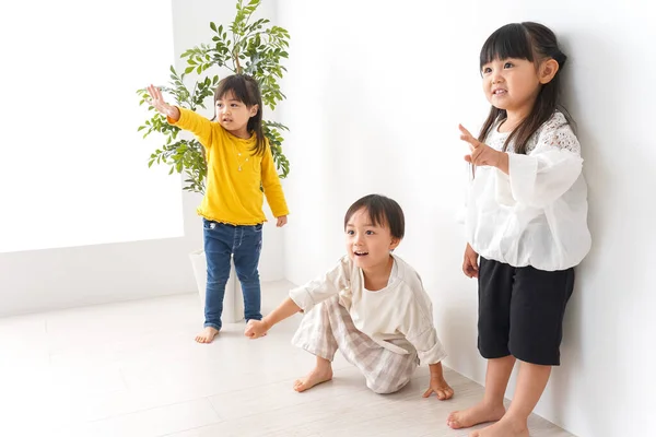 Children Playing Kindergarten — Stock Photo, Image