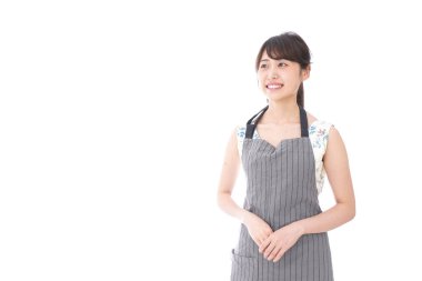 Kahvehane personeli beyaz üzerine sipariş alıyor.