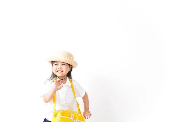 Child Going Kindergarten — Stock Photo, Image