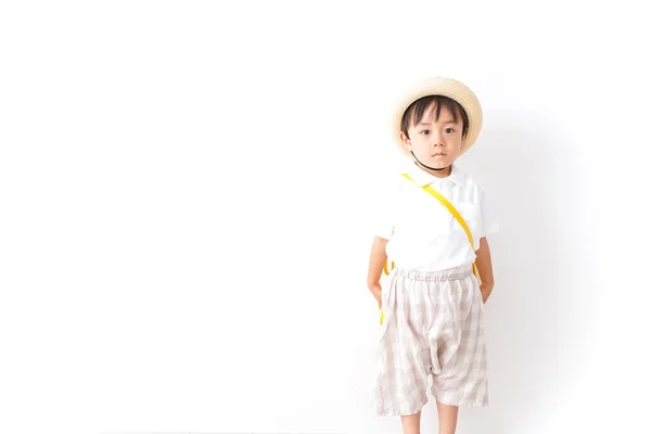 Child Going Kindergarten — Stock Photo, Image