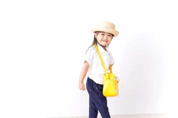 Child Going Kindergarten — Stock Photo, Image