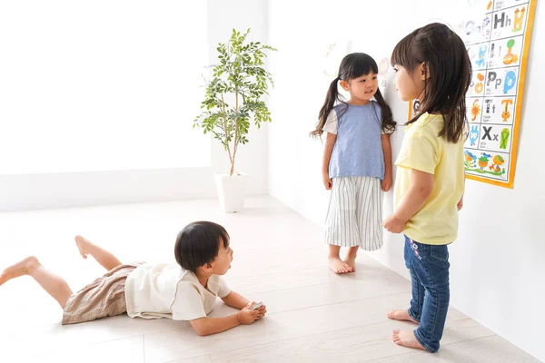 Der Kinder Englisch Klassenzimmer Kinder Englisch Schule — Stockfoto