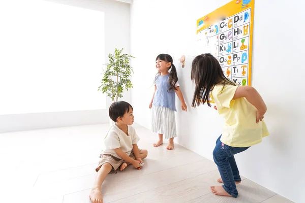 Children English Classroom Children English School — Stock Photo, Image