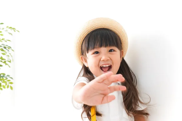 Child Going Kindergarten — Stock Photo, Image