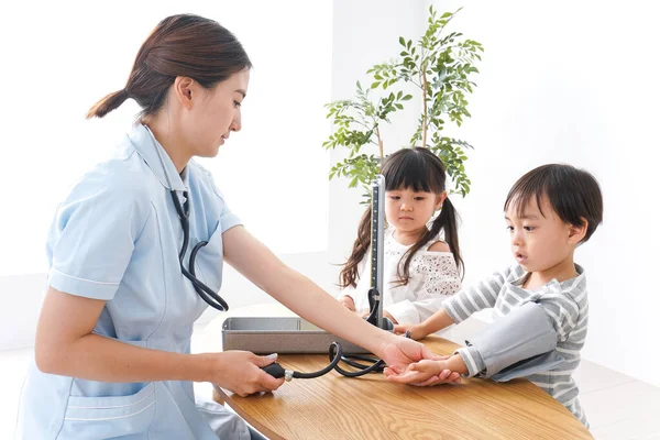 Pediatrics, child at hospital image
