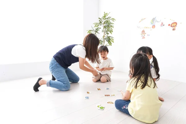 Niños Imagen Del Jardín Infantes —  Fotos de Stock