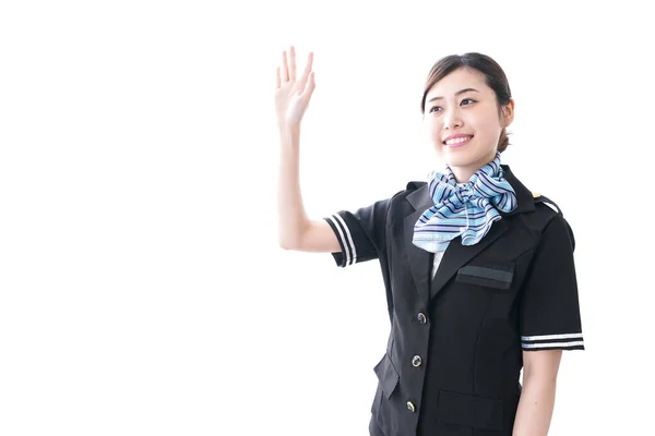 Cabin Crew Aircraft — Stock Photo, Image