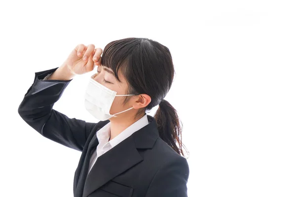 Young Woman Having Cold — Stock Photo, Image