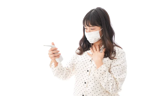 Young Woman Having Cold — Stock Photo, Image