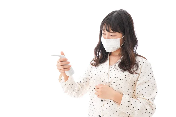 Young Woman Having Cold — Stock Photo, Image