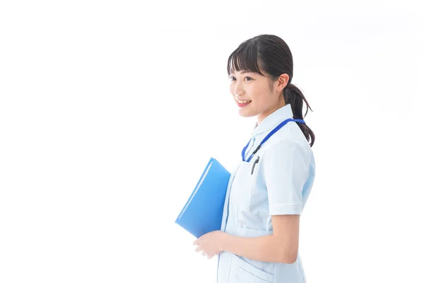 Ung Sjuksköterska Arbete Bakgrund — Stockfoto
