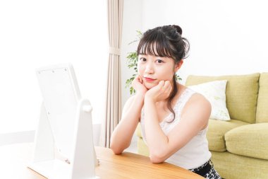 Genç kadın güzellik imajı