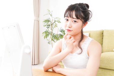 Genç kadın güzellik imajı