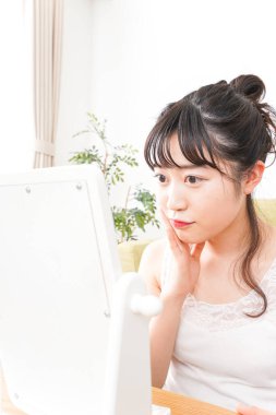 Genç kadın güzellik imajı