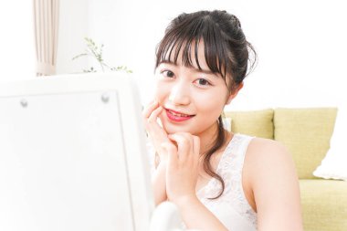 Genç kadın güzellik imajı