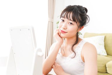 Genç kadın güzellik imajı