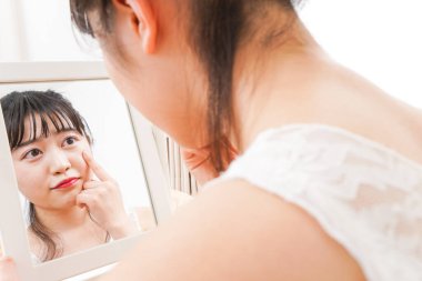 Genç kadın güzellik imajı