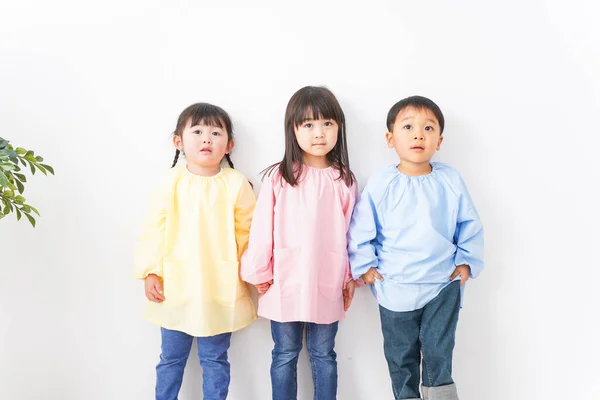 Glückliche Asiatische Kinder Beim Spielen Kindergarten — Stockfoto