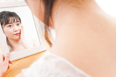 Genç kadın güzellik imajı