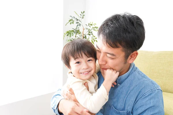 Papá Hijo Divierten Mucho Juntos —  Fotos de Stock